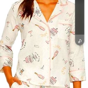 KATE SPADE | Dream a Little Dream Bridal Love Wedding Button Down Pajama Top